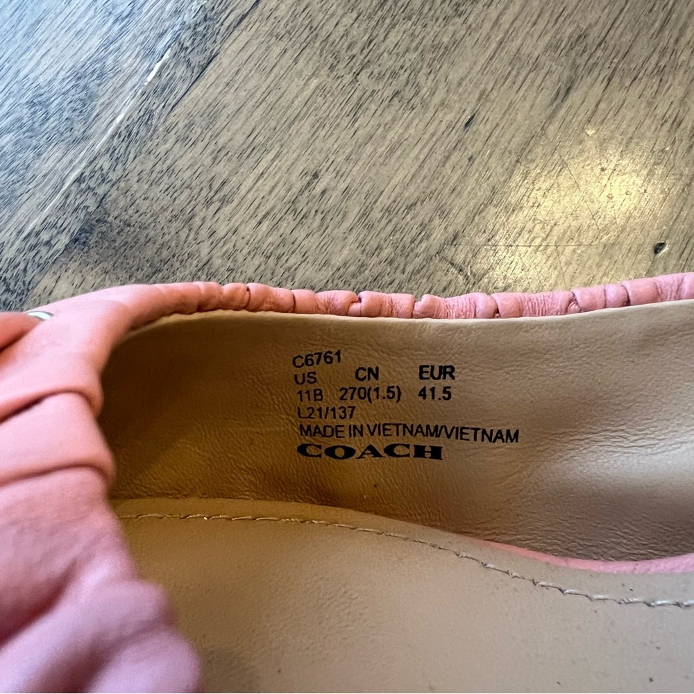Coach Wionna Slingback Pump Candy Pink Size 11 - Picture 5 of 7